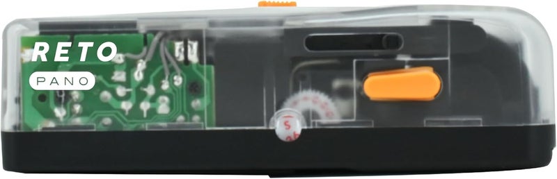 RETO PANO 35mm Film Camera - 22mm Wide Lens, Panorama, Easy Switch, Cinematic Modes, Lens Cover, Built-in Flash, Reusable (Film & AAA Battery are not Included) (Sheer White) - Image 3